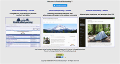 Desktop Screenshot of practicalbackpacking.com
